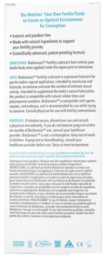 Good Clean Love BioGenesis Fertility Lubricant 2oz