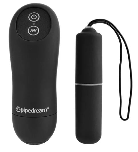 Fetish Fantasy Remote Control Vibrating Panty-Black